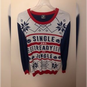 Single and Ready to Jingle "Ugly" X-mas Sweater